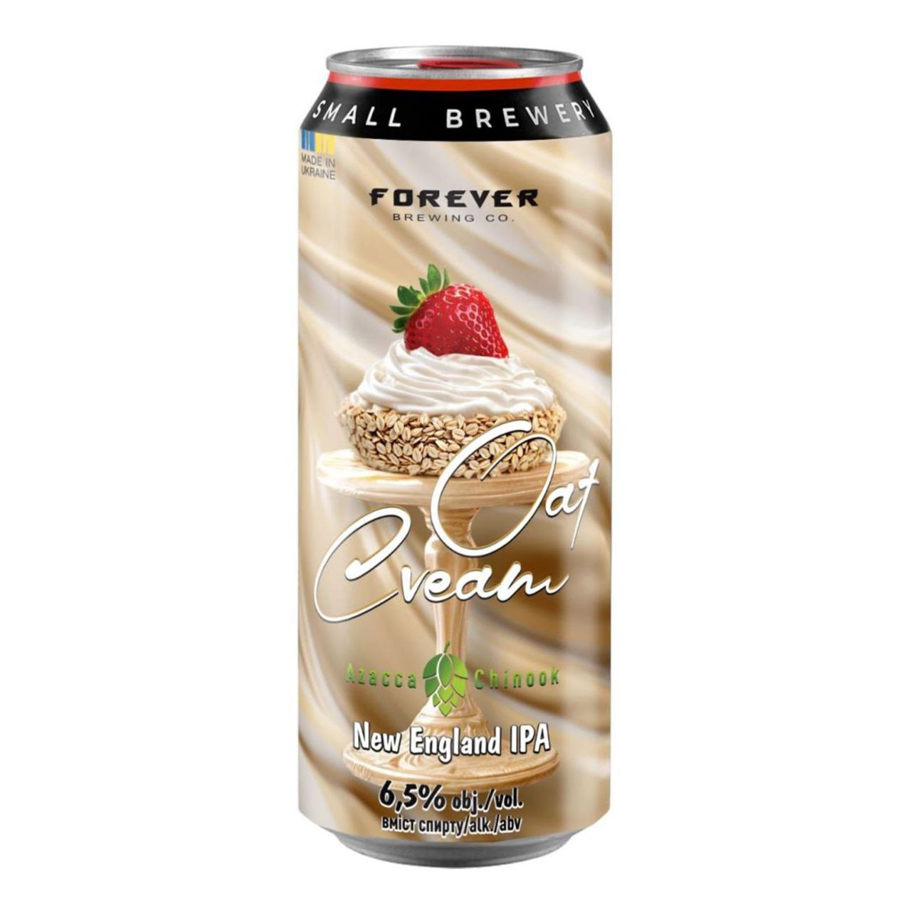 Пиво Forever Oat Cream світле 6.5% 0.5 л з/б